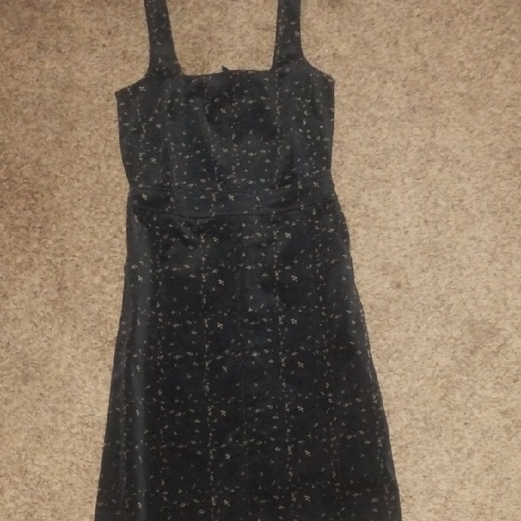 thoughtful Dresses & Skirts - Chic Black Floral Midi Dress